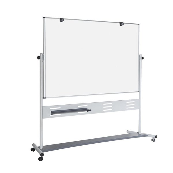 Officesource ViZual Collection Dry-Erase Mobile Revolving Easel - 48" x 72" OSR5507MDWH